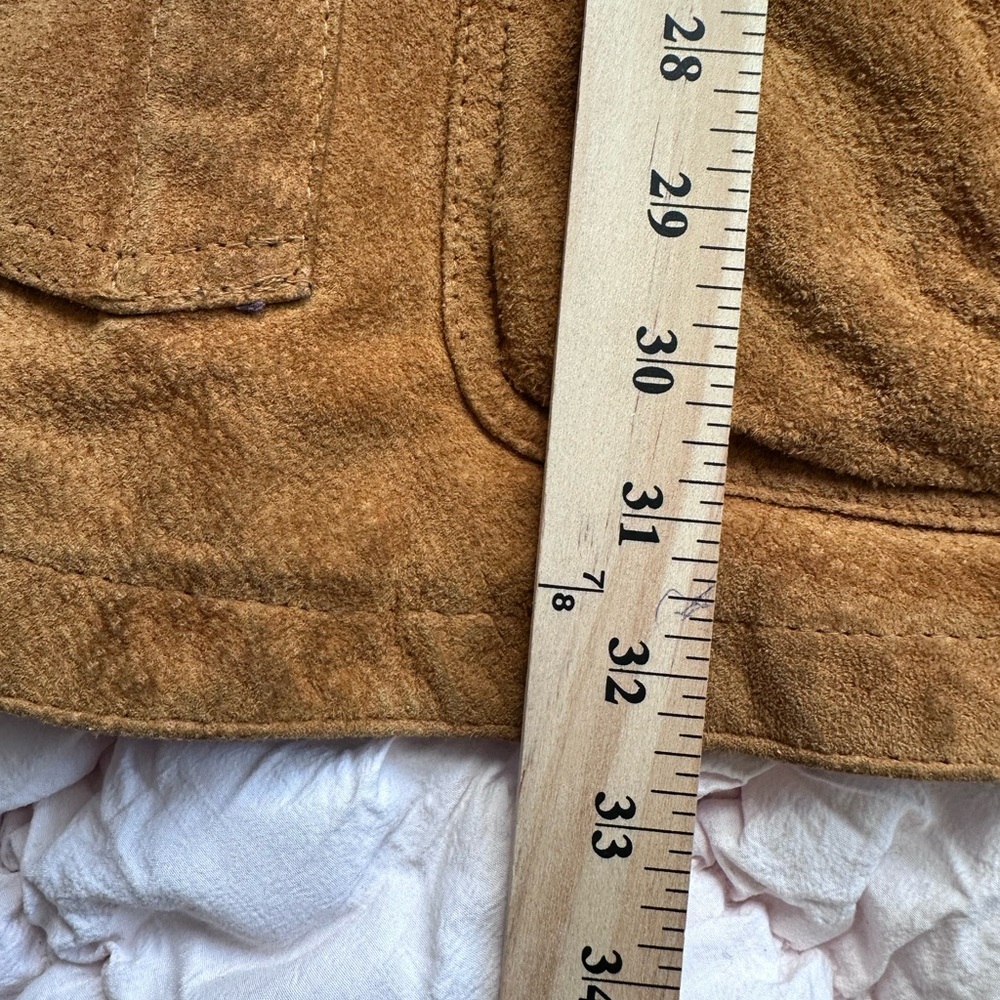 Wilson’s Leather Toggle Suede Hooded Jacket Men’s M Brown Made in Korea - Picture 8 of 10